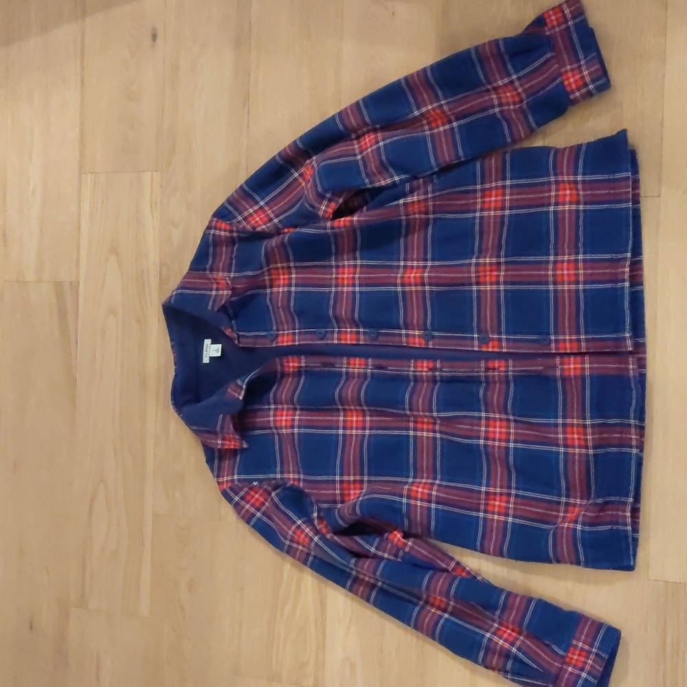 LL Bean Fleece Lined Flannel